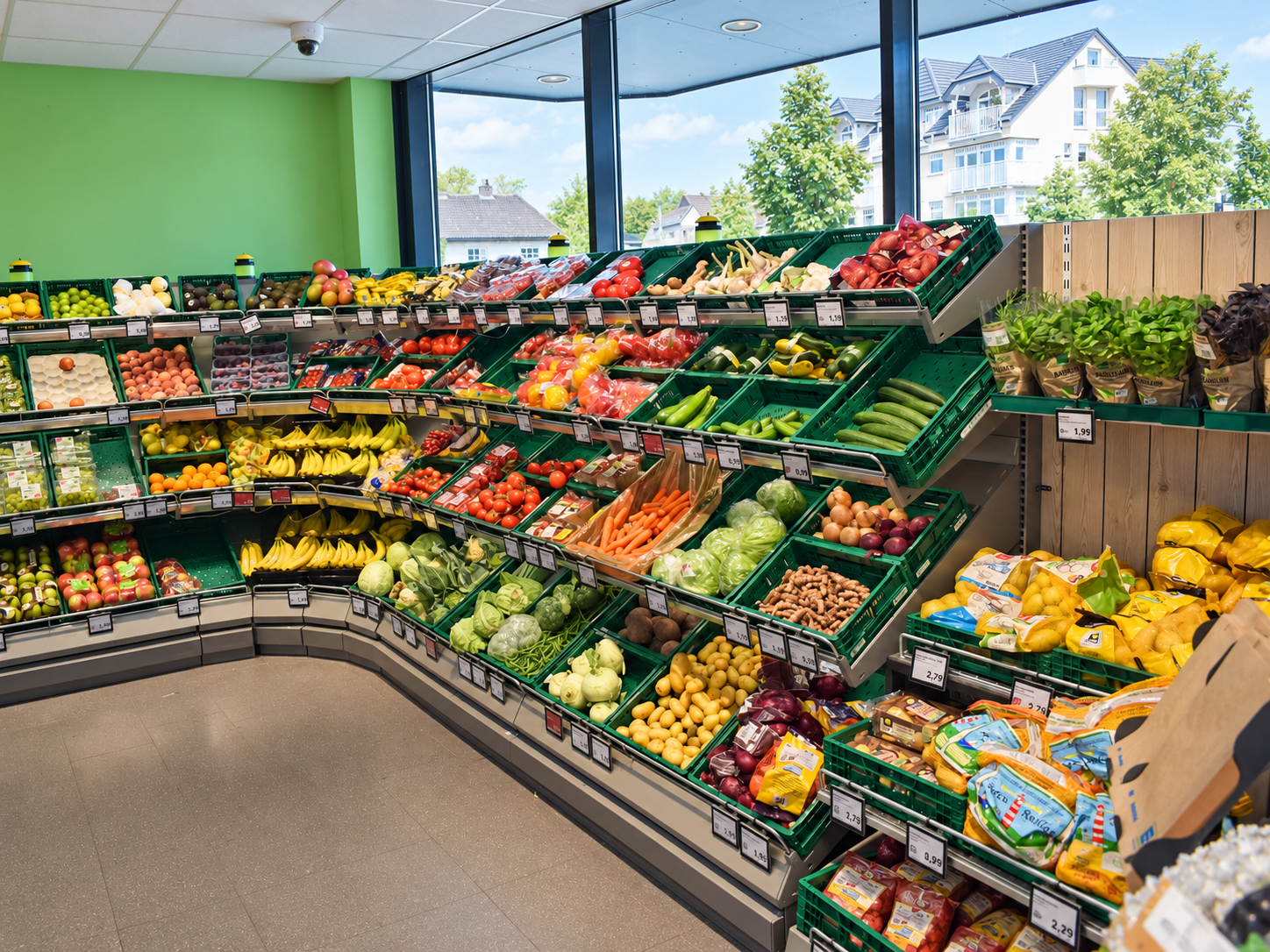 Obst & Gemüse Abteilung
