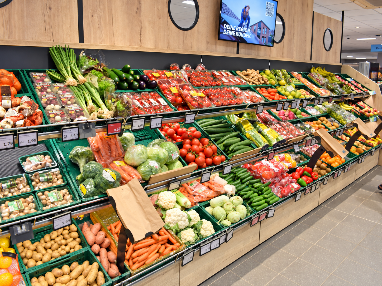 Obst & Gemüse Abteilung