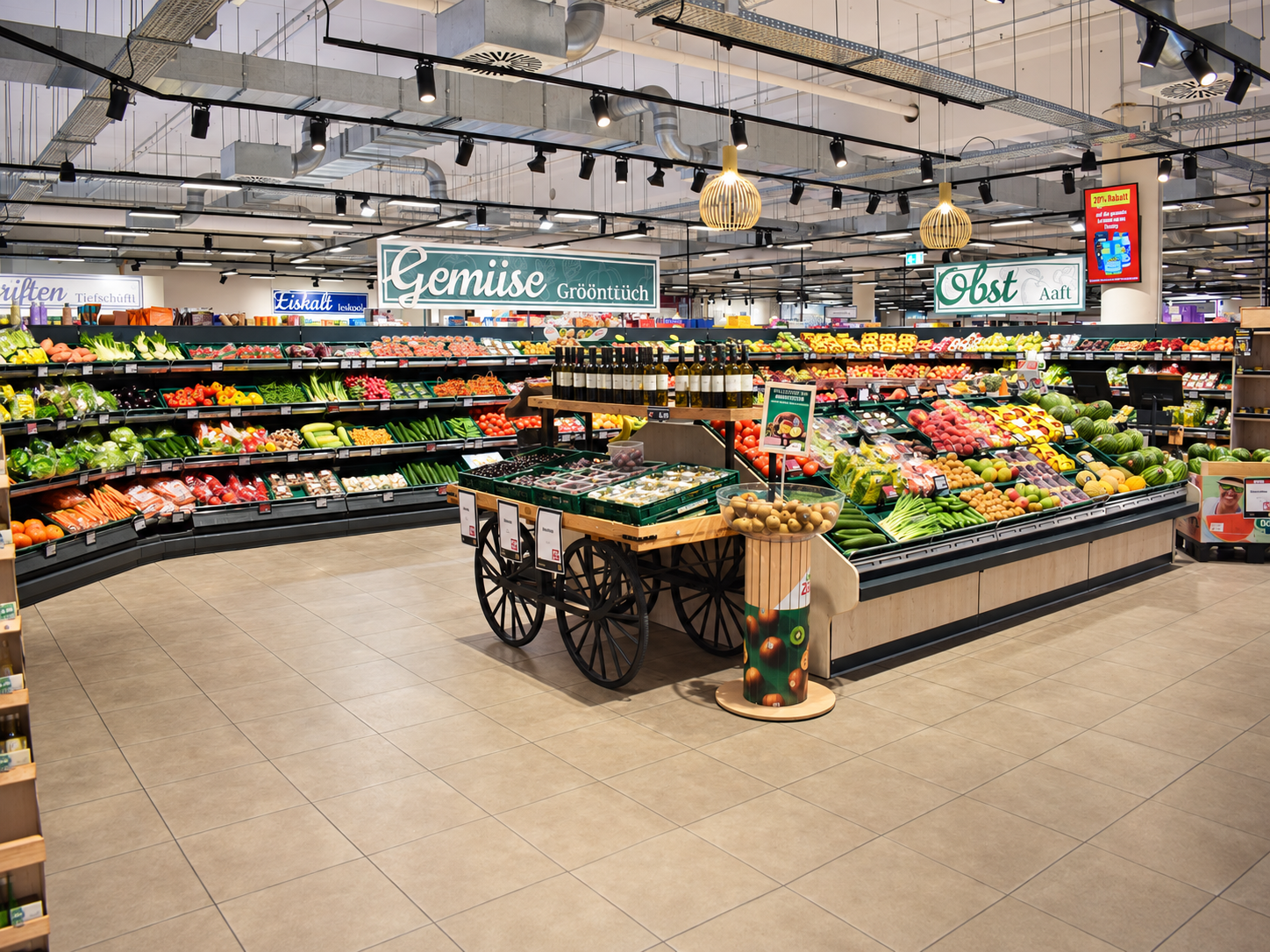 Obst & Gemüse Abteilung