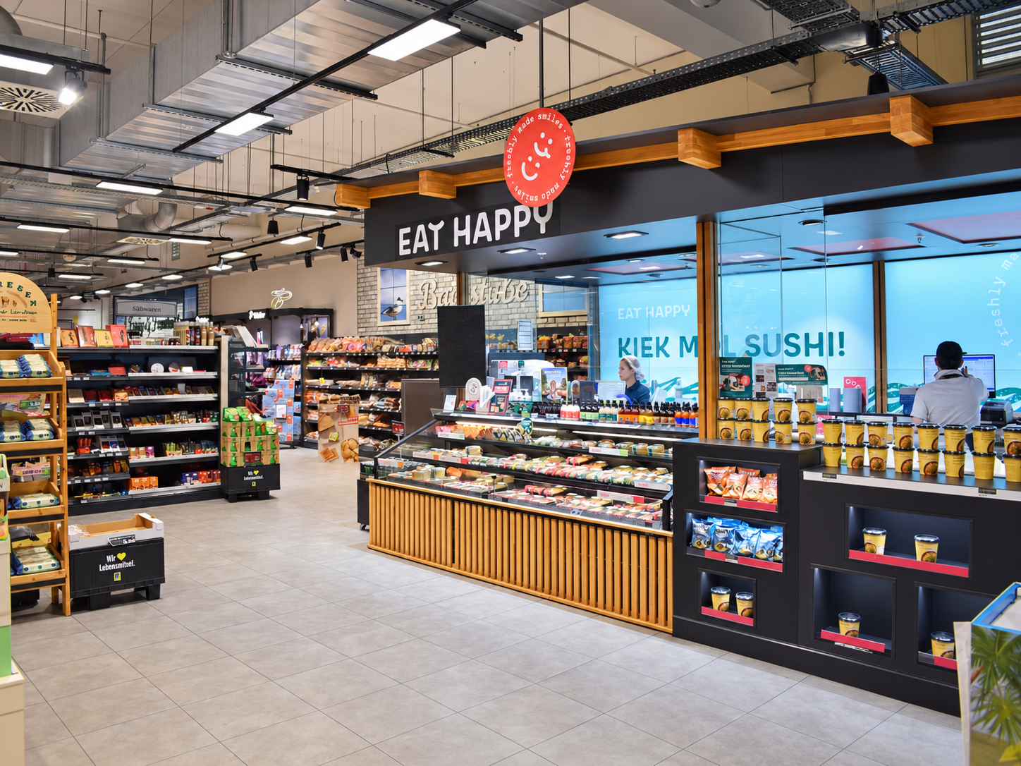 EAT HAPPY  Sushi-Abteilung