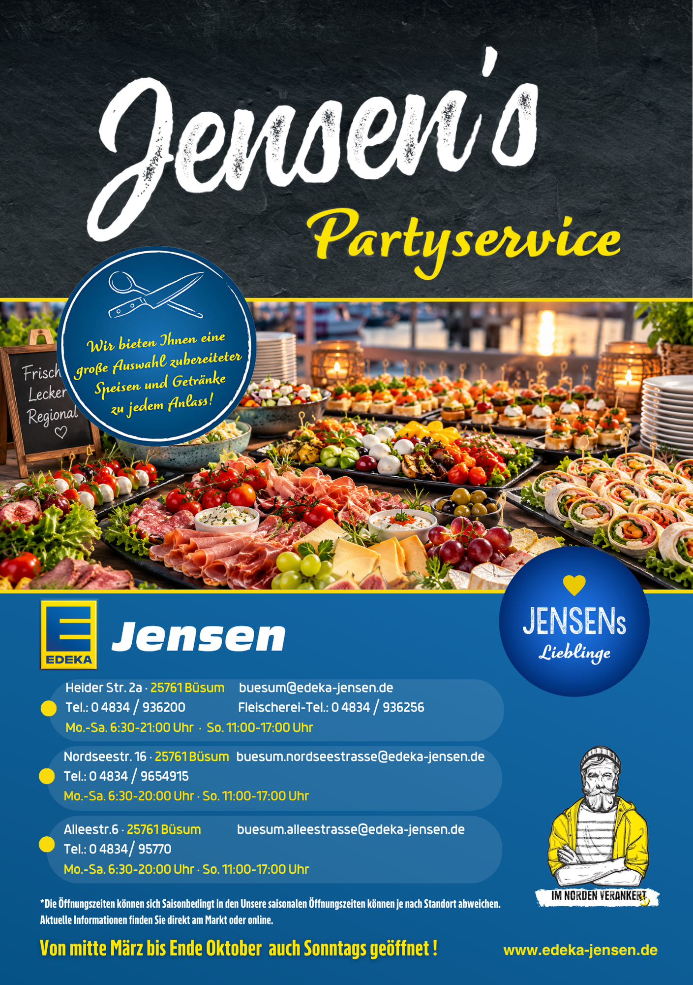 Partyservice-Angebot – Büsum · Alleestraße – Seite 1