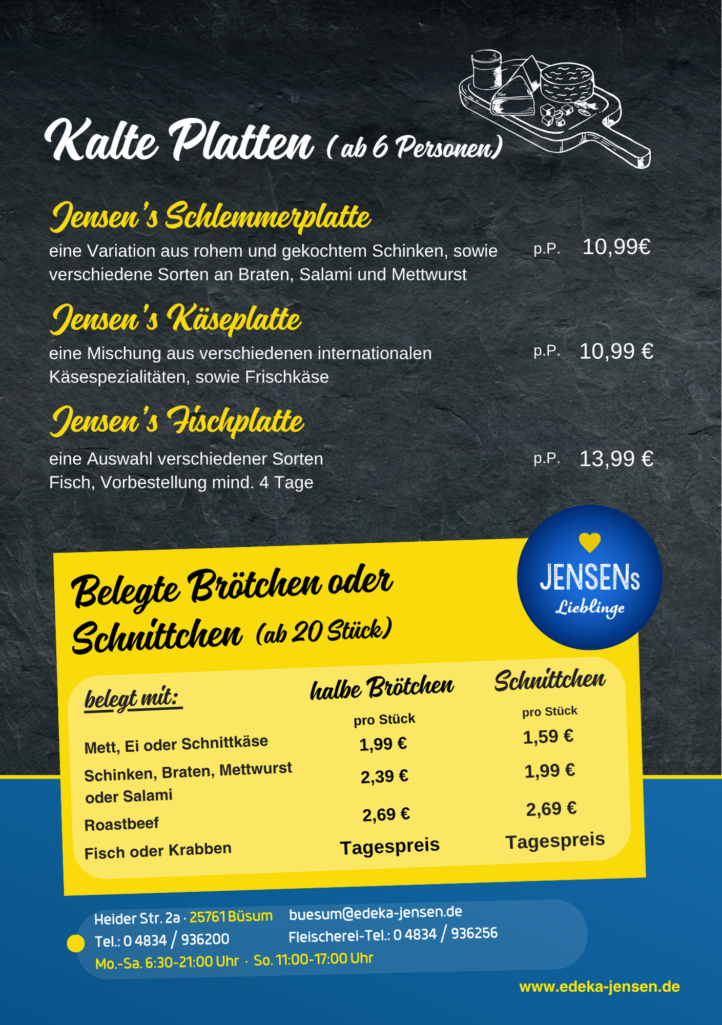 Partyservice-Angebot – Büsum · Heider Straße – Seite 3